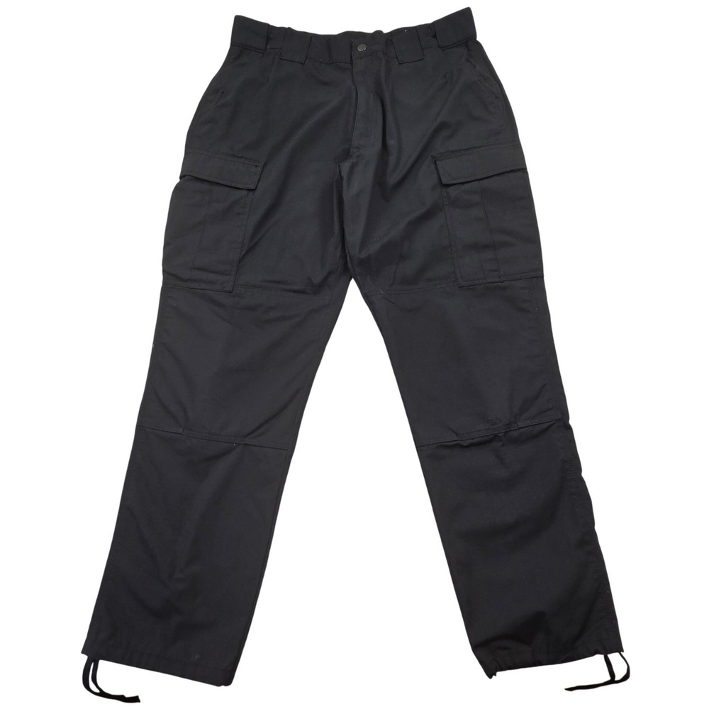 5.11 Tactical Ripstop TDU Cargo Pants Black Padded Knees Mens XL Regular (36x31)